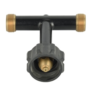 Base de réservoir de <span class=keywords><strong>gaz</strong></span> <span class=keywords><strong>en</strong></span> laiton noir <span class=keywords><strong>T</strong></span>é de tuyau de camp Surface lisse Connecteur <span class=keywords><strong>en</strong></span> <span class=keywords><strong>T</strong></span>-Deux raccords mâles <span class=keywords><strong>en</strong></span> vrac pour réservoir - Product Image 4