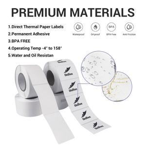 Custom Waterproof Adhesive Paper <b>Stickers</b> Direct Thermal 4x6 Inch <b>Labels</b> 100x150mm Thermal Shipping <b>Label</b> Roll - Product Image 5