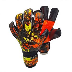 Gants de gardien de but de football en cuir unisexe pour adultes, fabriqués sur mesure par le fabricant direct, imperméables, avec fermeture à boucle et crochet réglable - Product Image 1