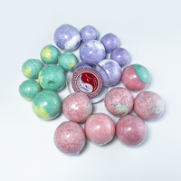 Prix d'usine OEM Coffret cadeau Bombes de bain pétillantes Ingrédients naturels Huile essentielle Boules de bain au sel de mer pour pieds secs fissurés