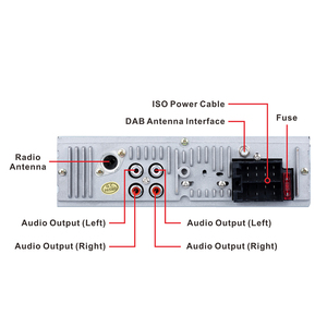 Reproductor MP3 para Auto, Estéreo, Autoradio, <span class=keywords><strong>Radio</strong></span> para Auto, BT 12V, Incorporado, <span class=keywords><strong>1</strong></span> <span class=keywords><strong>Din</strong></span>, FM, Entrada Auxiliar, Receptor, SD, USB, Música - Product Image 3