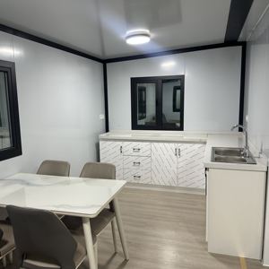 Maison conteneur extensible écologique à faible coût, 2, 3, 4 ou 5 chambres, préfabriquée en forme de A, avec mobilier - Product Image 5