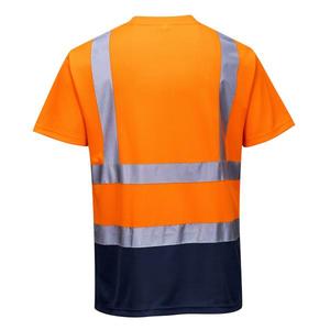 Portwest เสื้อยืด S378ONRXL ทูโทนสีส้ม/น้ำเงินเข้ม-ชุดทำงาน HI-VIS 5036108277247ยีนส์ - Product Image 2