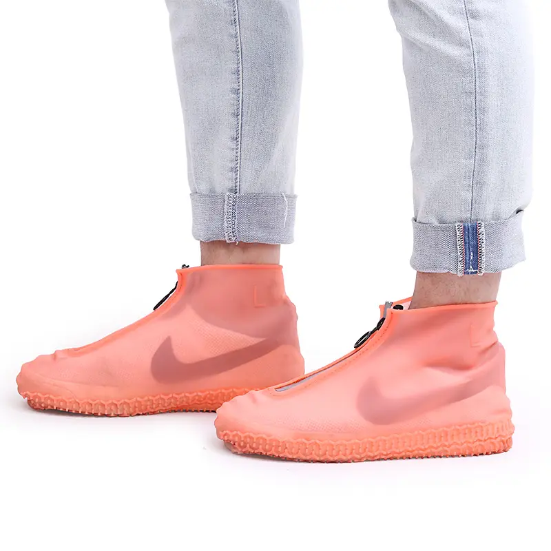 2020 neue Produkt Ideen Regen Gummi Stiefel Protector Zipper Silikon Schuh Abdeckung