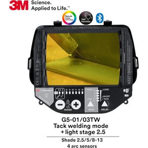 Filtro de Oscurecimiento Automático 3M Speedglas G5 (ADF) Tack Weld 46-0000-30TW, Bluetooth, Compatible con Cascos G5-01 y G5-03, TAP - Product Image 2