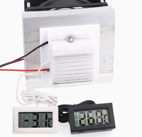 Kit de refroidissement thermoélectrique 12V Peltier TEC1-12706 avec dissipateur thermique, ventilateur et bloc d'eau pour mini-réfrigérateur/climatiseur DIY