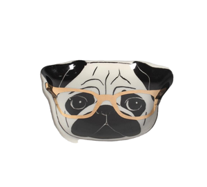 Bandeja de plato de anillo de cerámica esmaltada estilo Animal, baratija ecológica, Decoración de mesa, citas de regalo - Product Image 1