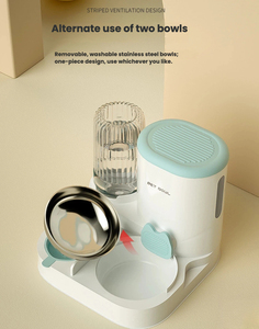 Evcil Hayvan Ürünleri Düz Desenli Plastik Evcil Hayvan Malzemeleri Kedi ve Köpek Su Sebili ve Kedi Mama Kabı - Product Image 3