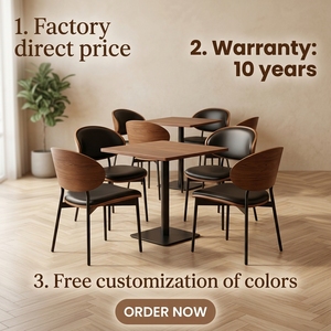 Table carrée et chaises <span class=keywords><strong>de</strong></span> style américain moderne pour bar, table <span class=keywords><strong>de</strong></span> bar musical, table <span class=keywords><strong>de</strong></span> salle à manger, chaise <span class=keywords><strong>de</strong></span> café commerciale - Product Image 1