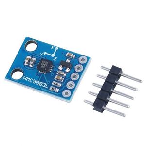 Nhà Máy ba trục từ trường cảm biến điện tử cảm biến la bàn <span class=keywords><strong>GY</strong></span>-273 3V-5V HMC5883L cho ardui - Product Image 5