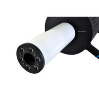 Pistolet à confettis CO2 portable pour DJ avec tuyau d'air de 3 mètres, spécifications UE et US, batterie au lithium rechargeable