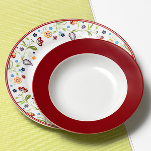 Juego de vajilla de cerámica, juego de cena de porcelana Simple con calcomanía, novedad de <span class=keywords><strong>2022</strong></span> - Product Image 3