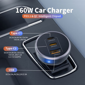 Ugreen — <span class=keywords><strong>chargeur</strong></span> de voiture PPS PD <span class=keywords><strong>65W</strong></span>, retrouvez votre batterie rapidement, port USB C pour <span class=keywords><strong>VOOC</strong></span> QC3.0/QC4.0, petite taille - Product Image 3