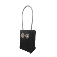 Cadenas électronique intelligent à câble avec mot de passe, anti-effraction, longue autonomie, gestion à distance pour la protection complète des marchandises en transport GPS