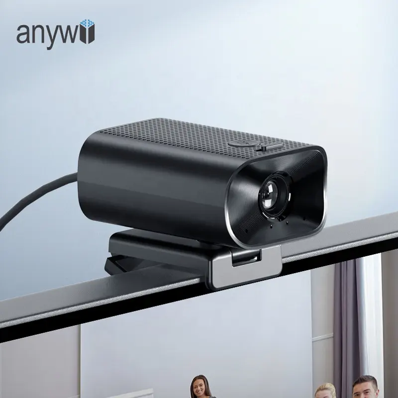 Nywii-Cámara de videoconferencia con altavoz incorporado, webcam para pantalla táctil de TV inteligente, 1080P