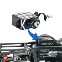Mini Servo RC de 11g, Totalmente Metálico, Programable, Micro Silencioso, Kit de Servo de Dirección para MINI Z 1/28 1/24, Modelo de Auto, Mejora de Ensamblaje DIY