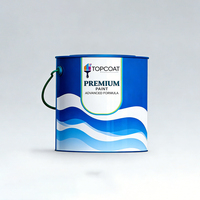Seau en plastique de qualité supérieure de 5 L/1 gallon, de qualité alimentaire, résistant à l'huile, emballage en gros, conteneur en HDPE, seau à peinture, fûts