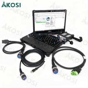 Pour l'outil technique premium VOCOM II VCADS PRO Vocom 2 d'origine avec PTT 2.8.241 VOCOM 2 88894000 + ordinateur portable Getac V110 - Product Image 5