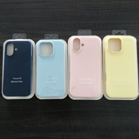 Coque de téléphone en silicone pour iPhone 16 Pro Max 15 Plus 14 13 12 11, protection intégrale anti-chute avec emballage