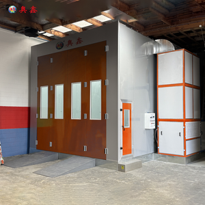 เครื่องทำความร้อนแบบสเปรย์บูธ AX ดีเซล พร้อมไฟ LED สำหรับพ่นสีรถยนต์และเตาอบแบบมีม่านน้ำ 18 กิโลวัตต์ - Product Image 4