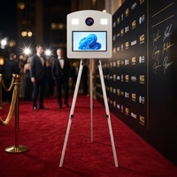 Photomaton avec écran tactile 15,6 pouces en métal pour mariages et fêtes, avec flight case, provenant de fournisseurs
