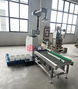 เครื่องจัดเรียงพาเลทแบบหุ่นยนต์สำหรับการวางถังแบบอัตโนมัติ สายการผลิตบรรจุภัณฑ์ที่มีประสิทธิภาพ - Product Image 3