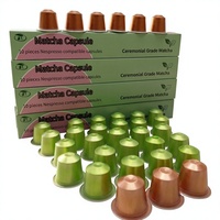 Capsules de thé Matcha de qualité cérémonielle 100% - Sans sucre 3g*10 Sachets en vrac et emballage en bouteille OEM personnalisable