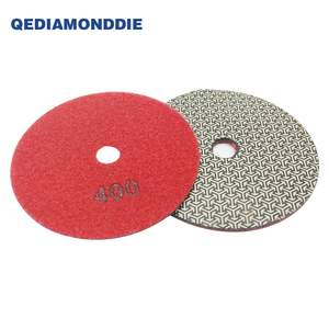 Almohadilla de disco de pulido electrochapado Almohadillas de pulido electrochapadas en húmedo de diamante para azulejo Mármol Cerámica Hormigón Pulido de metal - Product Image 1