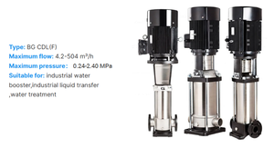 ปั๊มเพิ่มแรงดันน้ำร้อนแบบหลายระดับแนวนอน CHL2-4-8-12-15-20 ทำจากสแตนเลส ปั๊มแรงดันสูง รับประกัน 1 ปี - Product Image 6