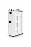 Paket Baterai Lithium Ion YIXIANG EU Stock 48V 51.2V 16kwh 314AH Lifepo4 Dengan BMS JK 200A V19 Terpasang di Dinding