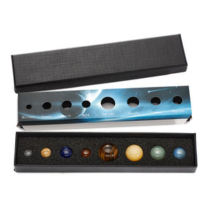 Ornamento fengshui para decoración del hogar, nueve planetas curativa de gema preciosa, <span class=keywords><strong>amatista</strong></span>, Ojo de Tigre, Bola de Chakra mineral, regalo de decoración para escritorio - Product Image 3