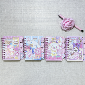 Cute Cartoon Spiral <b>Notebooks</b> With Stickers For Kids And Girls Pink Pastel Design Printed Cover Gift <b>Notebook</b> - Product Image 6