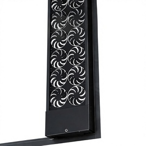 Ventilateur d'extraction double rangée pour fenêtre, télescopique, vitesse réglable, 12V, installation sans perçage, débit d'air élevé, cuisine, salle de bain, OEM, 1 an de garantie - Product Image 1