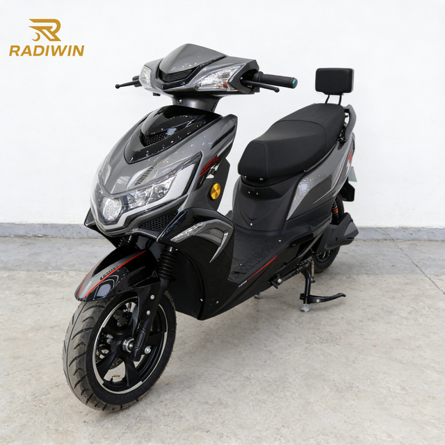 Radiwin Electric Scooter Motorcycle 1000W Brushless 48V/60V/72V Motorbike E-Moped with 60km/h Max Speed