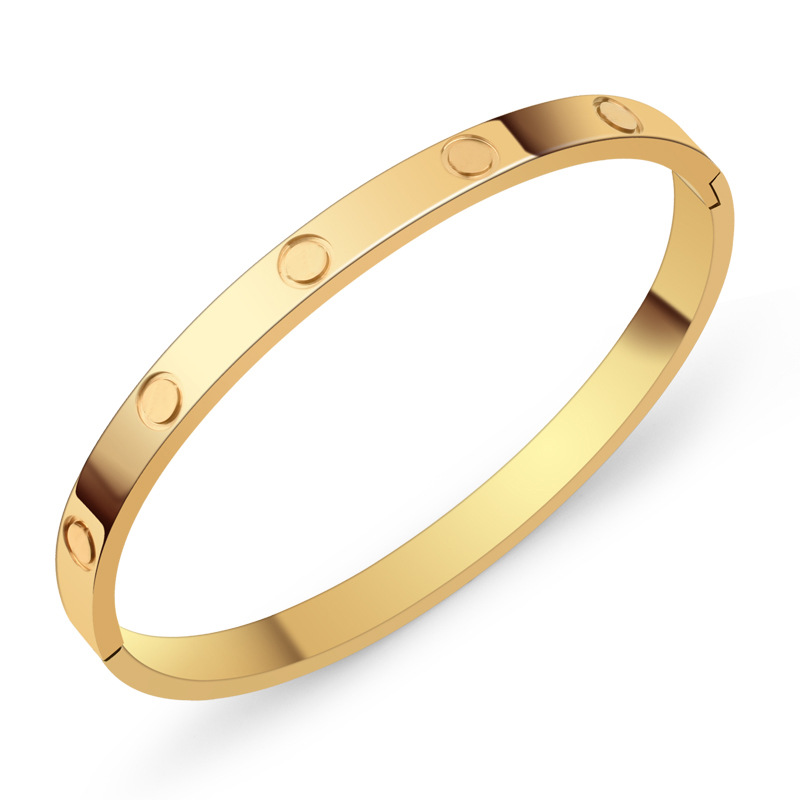 Clavo completo dorado de 6 mm
