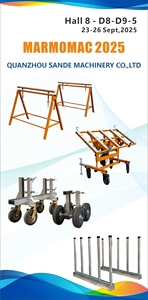 Chariots d'installation en aluminium à quatre roues SANDE, plateforme élévatrice électrique en aluminium, chariot de transport de panneaux pour granit et marbre - Product Image 2