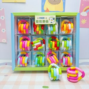 Jouet torsadé portable à 18 sections pour soulager le stress, pour enfants de 2 à 4 ans, design coloré unisexe - Product Image 1