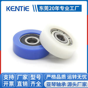 ผู้ผลิตจัดหาลูกกลิ้งแบบแบนขนาด 5*22*7 มม. ทนทานต่อการสึกหรอ ทำจากเหล็กกล้า + ลูกปืนพลาสติก POM สำหรับเครื่องจักรยาง - Product Image 2