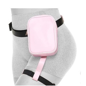 Bolsa de Perna Personalizada em Couro PU para Mulheres, Bolsa de Coxa Impermeável, Fanny Pack para Esportes ao Ar Livre com Alça Ajustável - Product Image 3