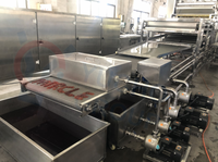 Nouvelle machine automatique à boba éclatante contrôlée par PLC, ligne de dépose de boba éclatant pour perles de bubble tea, capacité 150-600 kg/h, en acier inoxydable 304