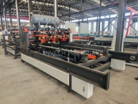 Ligne de fabrication de palettes Euro semi-automatique, état neuf, machine à fabriquer des palettes en bois avec charnières, Invech Machinery, 380V, 400-500 pièces/jour, usine
