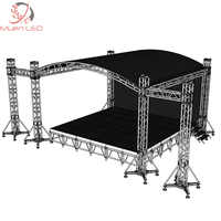 Sistema de armazón de aluminio para eventos al aire libre, armazón de techo de concierto para altavoces colgantes