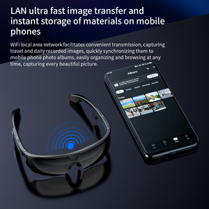 Smart <b>Glasses</b> W640 4K <b>Camera</b> Image Stabilization AI Recognition Outdoor Sports BT Music Call Recording 4GB Memory - Product Image 4