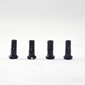 ฝาครอบซี่ล้อทองเหลืองลายเส้นสีดำ ขนาด 14G 12 มม. ทนทาน ผิวเคลือบ UCP สำหรับจักรยานเสือภูเขา จักรยานเสือหมอบ และจักรยานพับได้ - Product Image 1