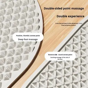 Tapis d'acupression en silicone liquide souple pour course lente en intérieur, 700g, ultra soulagement de la douleur, massage des points d'acupuncture des pieds, tapis de massage des méridiens - Product Image 3