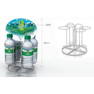 Nước giải khát giấy hiển thị đứng sàn hiển thị Rack cho Cola siêu thị các tông POS hiển thị với logo <span class=keywords><strong>AD</strong></span> - Product Image 1