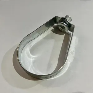 Galvanized Loop Hanger for Sprinkler Pipe Tube Clamps with Inch Nut Clevis Clamp Hanger