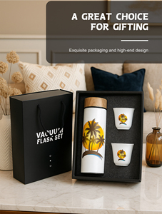 Termo de Acero Inoxidable de Lujo de 0.5L, Gran Venta en el Medio Oriente, Juego de Regalo con Aislamiento Térmico de 24 Horas y Empaque Personalizado - Product Image 3