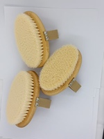 Brosse de bain écologique à manche en bambou Épurateur et éponge pour le corps
