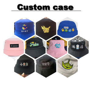 Hot Selling Cartoon <b>Sunscreen</b> Fisherman Bucket Hat Custom Logo Printed Embroidered 100% Cotton Breathable Casual Party - Product Image 5